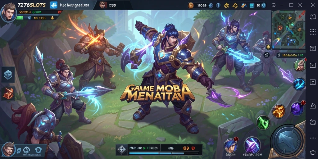 Tangkapan layar gameplay mendebarkan dari 7276SLOTS.