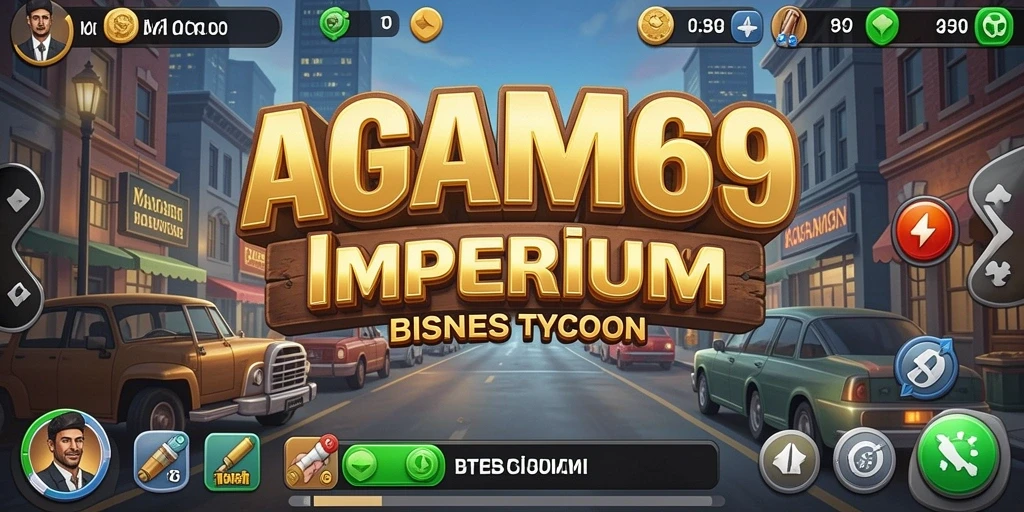 Screenshot gameplay AGAM69 yang menunjukkan aktivitas membangun bisnis Tycoon.