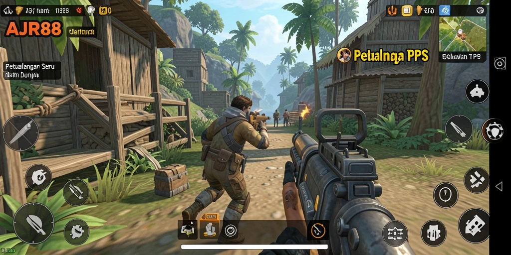 Gameplay seru di AJR88 dengan aksi tembak-menembak yang mendebarkan.