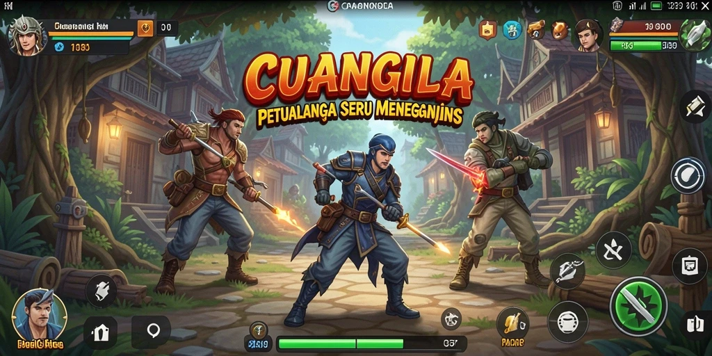 Tangkapan layar gameplay CUANGILA yang menampilkan aksi seru dalam petualangan.