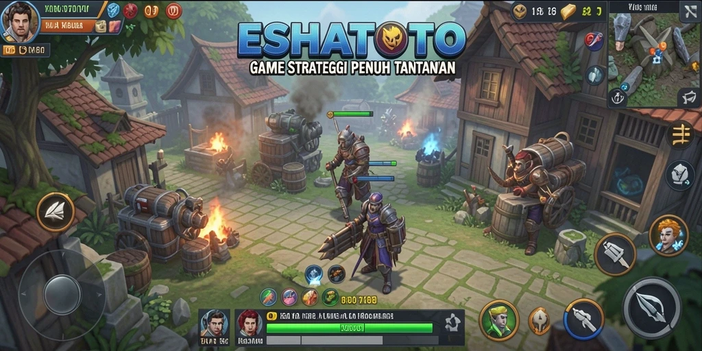 Tangkapan layar dari gameplay strategis ESHATOTO yang memikat.