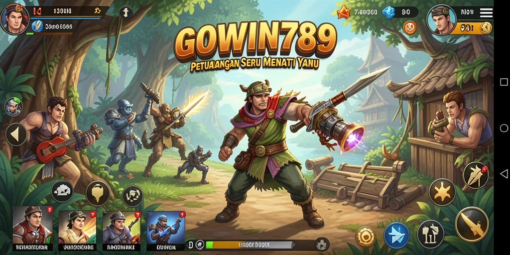 Tampilan gameplay seru dari GOWIN789, menunjukkan petualangan yang menantang.