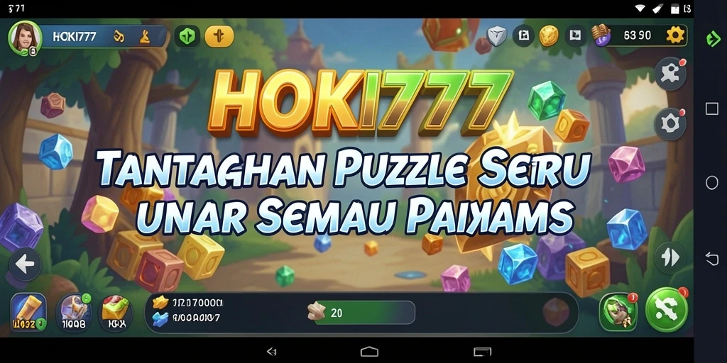 Tampilan gameplay HOKI777 dengan tingkat kesulitan tinggi dan grafis menarik.