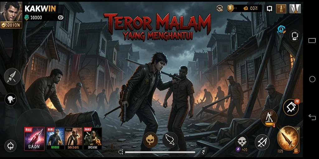 Screenshot gameplay KAKWIN menunjukkan adegan menakutkan yang mengguncang jiwa.