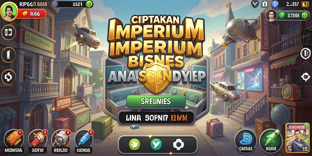 Screenshot gameplay RP66 menunjukkan suasana bisnis yang dinamis dan menarik.