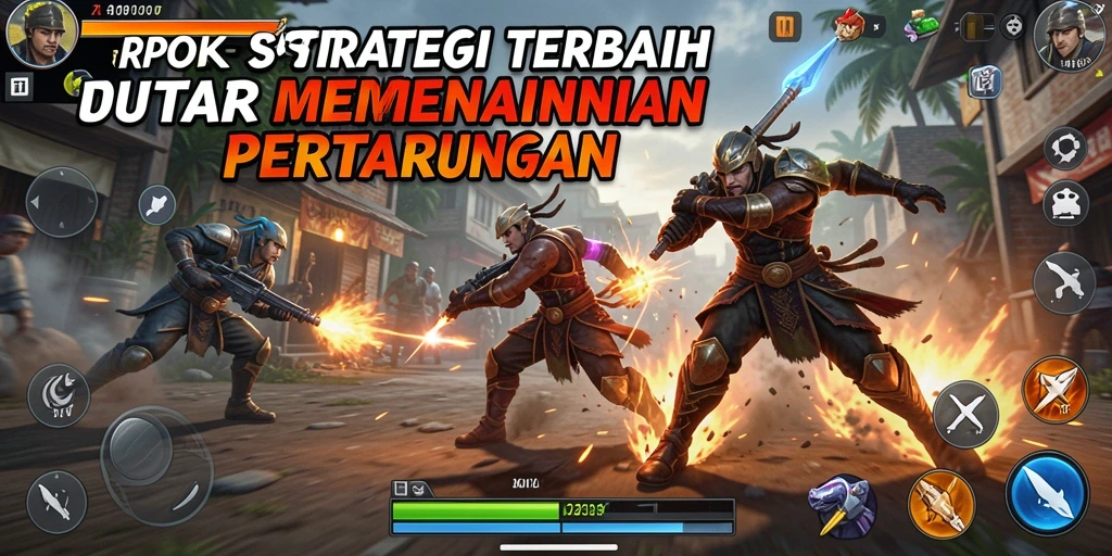Tangkapan layar RPOK: Gameplay strategis yang mendebarkan.
