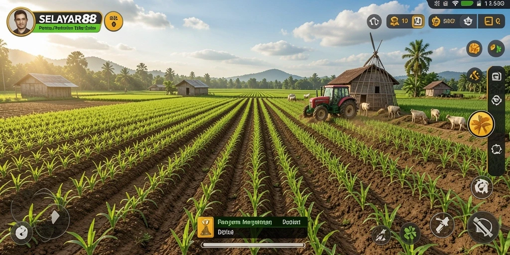 Gameplay menarik di dunia pertanian yang menantang.