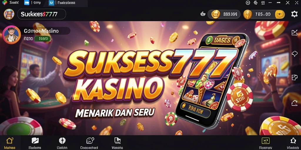Tampilan gameplay SUKSES777 yang seru dan menarik.