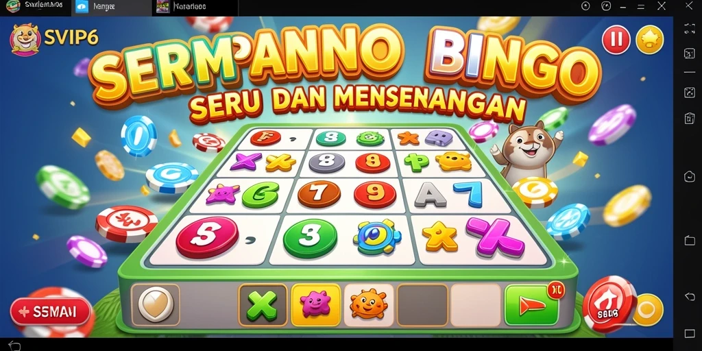 Tampilan gameplay seru dari SVIP6 yang penuh aksi Bingo.