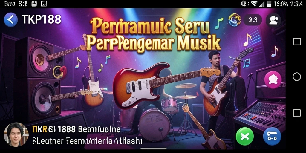 Screenshot TKP188 menampilkan momen seru bermain musik.