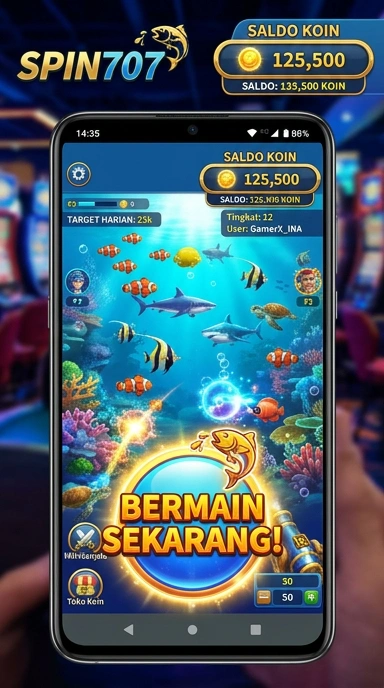 Tampilan utama aplikasi spin707 dengan berbagai pilihan aplikasi.